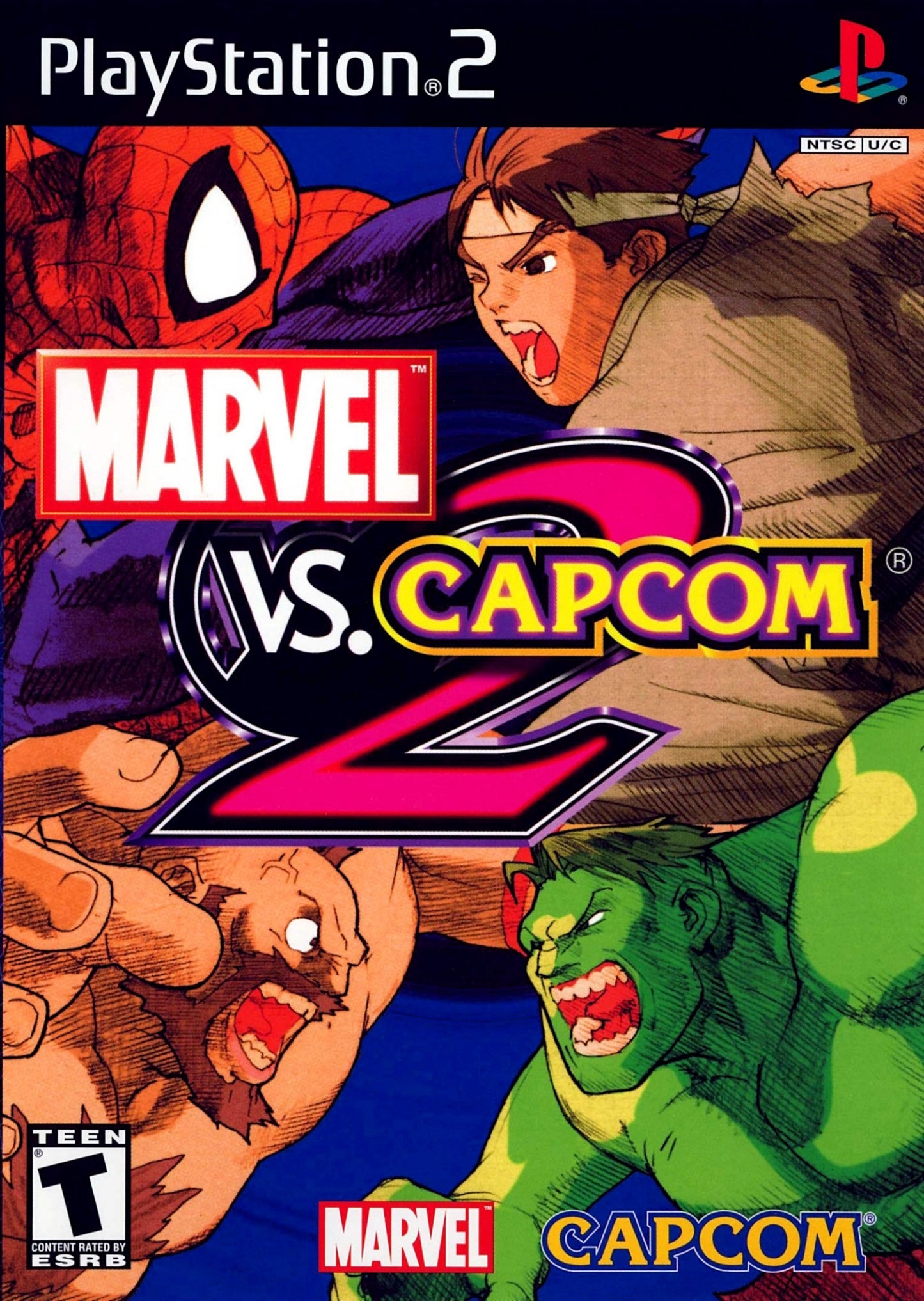 Marvel vs. Capcom 2 - New Age of Heroes | 1GB | PS2 | MSP | UltraLowS