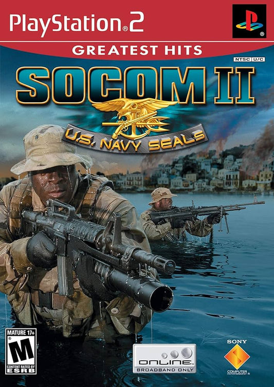 SOCOM II - U.S. Navy SEALs | 3.7GB | PS2 | MSP | UltraLowS