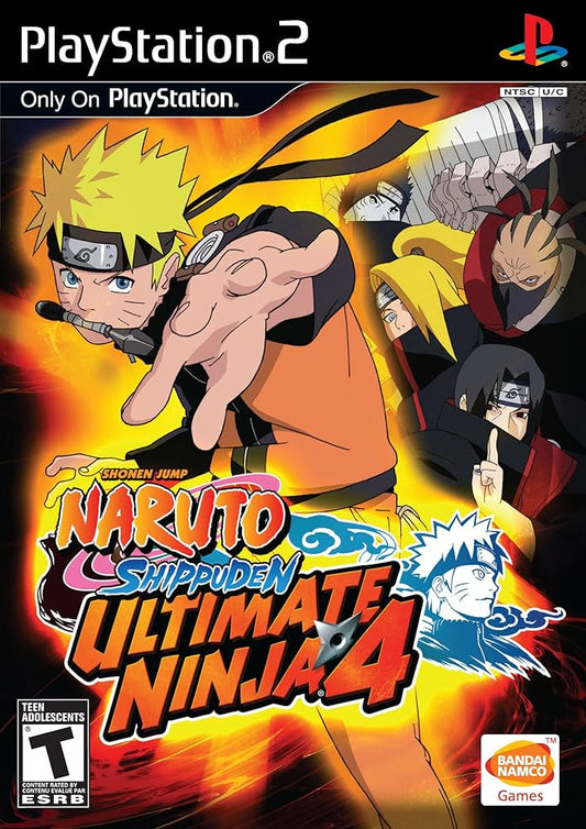 Naruto Shippuden - Ultimate Ninja 4 | 3.4GB | PS2 | HSP | MidS